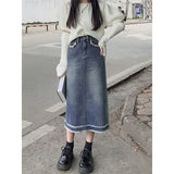 Fongt 2024 Hot Style Retro Small Fur Skirt-Outfit