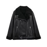 New Autumn Style With Belt Double-Sided Jacket 8073264-Outfit