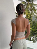 Convertible Open Back Crop Top-Outfit
