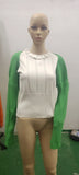 Fongt P Sexy Solid Color Ultra Short Long-Sleeved Sweater Coat-Outfit