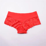 Fongt Ice Silk Tangle Lace Side Safety Pants Anti-Walking Trousers Comfortable Hip Mid-Rise Pants Head