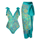 Fongt One-Piece Bikini Suit Women's Bikini Three-Piece