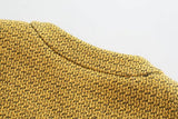 New Textured Button Decoration Short Woolen Jacket 2674712-Outfit