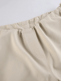 Drawstring Low Waist Baggy Cargo Pants-Outfit