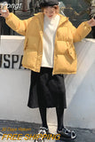2023 Women Short Jacket Winter Thick Hooded Cotton Padded Coats Female Korean Loose Puffer Parkas Ladies Oversize