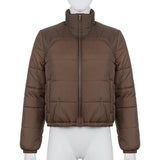 Long Sleeve Warm Cotton Jacket-Outfit