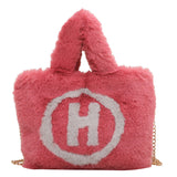 Plush Color Crossbody Bag-Outfit