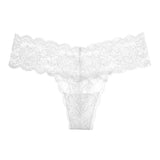 Fongt Lace Large-Size Sexy Perspective Without Trace Temptation Transparent Low-Rise Hot T-Trousers Women 3034