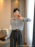 Fongt Bumping Color With A Soft Glutinous Wool Knit POLO Collared Thin Coat Female Spring Animal Embroidered Opener
