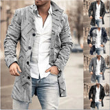 Fongt Printed Men's Coat 2025 New Wish Coat Station Wind Coat