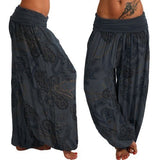 Digital Printing Long Wide-leg Casual