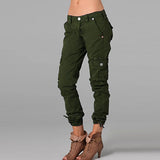 Street Hipster Color Patchwork Pocket Zipper Women's Casual