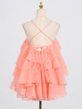 Fongt Wind Hanging Neck Dress Woman 2025 Spring New Fashion Fresh Lotus Leaf Design Sense Solid Color Short Dress