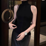 Fongt Aesthetics Multi-Color Design Sense Niche To Wear Comfortable And Thin Fashion Wool-Blend Knitted Vest