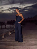 Fongt Women's Casual Back-To-Back-Suited Temperamental Jumpsuit