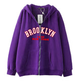Style Lazy Cardigan Hoodie 2024 Spring And Autumn Oversize Zipper Jacket Couple Style-Outfit
