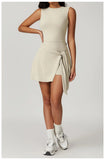 Tank Wrap Skort Tennis Dress-Outfit