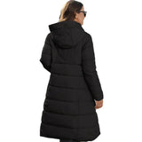 Winter Hooded Women's Cotton-Padded Jacket Women Long Slim Cotton-Padded Jacket Warm Down Cotton-Padded Jacket Women's Coat-Outfit