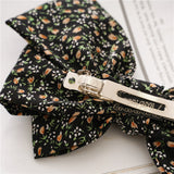 Big bow steel clip-Outfit