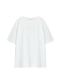 Split Dress Women Casual Patchwork Loose O-Neck Daily Korean Style Fake Two Piece 2023 Summer Chic Dresses