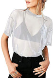 Fongt New Laser Mesh Short Sleeve T-Shirt For