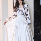 Women Pure Simple Classy Aesthetic All-match Temperament White Autumn Students Cozy Ankle-length Tender Femme Casual
