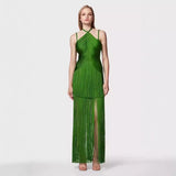 Hot Sales Of New Green Hanging Neck Sling Skirt Under The Tux Dinner Ball