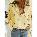 Long Sleeve Cotton Linen Shirt