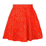 Floral Sweet High Waist Invisible Zipper Chiffon Printed Short