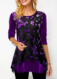 Top Printing Fashion Print Round Neck