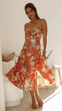 Fiber Small Floral Print Fresh Sweet