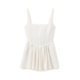 New Belly-Style Sleeveless Sling Short Dress 3067237-Outfit