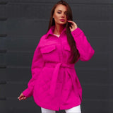 Fongt Buckle Collar Loose Warm Lingge Cotton Suit New 2025 Autumn And Winter With Thick Cotton Clothes