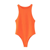 2024 New Ins Style Sexy Tight-Fitting Vest Women's Sleeveless Jumpsuit Trend-Outfit