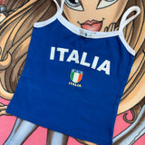 Blue Italia Tank Top-Outfit