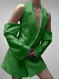 Fongt New Shoulder-Bubble Bead Sleeve Fashion Suit Coat Women's Clothing