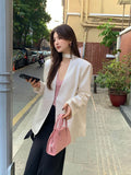 Fongt Xixi 2025 Spring New Temperament Long-Sleeved Small Suit Short Coat Loose Casual Suit 86057
