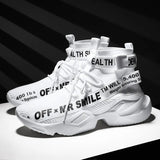 Breathable Men Sneakers High Top Running Shoes for Men Outdoors Walking Sport Shoes Comfortable Mens Shoes