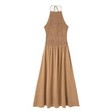 New Spring Dress With Collar And Bare Back Is 3093796.-Outfit