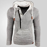 Fongt Men's Autumn/Winter Sweater Hooded Knitting Knitting Shirts