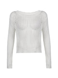 sleeve crochet top with lace