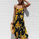 Floral Vintage Casual Sundress