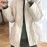 Winter New Cotton Jacket Cotton Jacket Loose Casual Thickened Waist Top Winter Coat Women's Jacket Winter