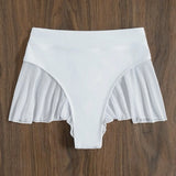 2022 New Sexy Ass Flying Edge Mesh Splicing Tongs Swimsuit