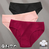 Panties Jacquard Design Pattern Women Panties Underwear Sexy Female Lingerie Briefs Solid Color Intimate Pantys for