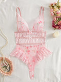Hot New Plastic Waist Thin Sexy Fashion Perspective Lace Lace Splicing