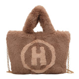 Plush Color Crossbody Bag-Outfit