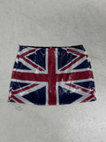 Fongt Style Personality Flag Prints Decorate Low-Waisted Hip-Blow Skirt Hottie Sexy Body Trim Skirt