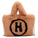 Plush Color Crossbody Bag-Outfit