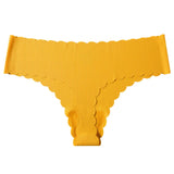 Fongt Lady One-Thick Thread Wave Side Cotton Crotch Low-Waist Bikini Trousers